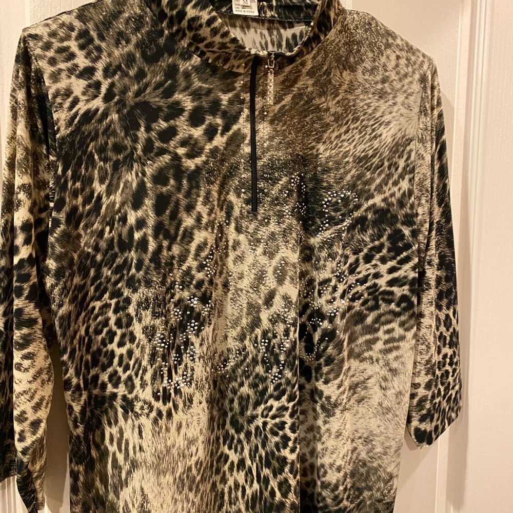 Jackets Galore by John Farah Blingy Fashion Jacket Size Medium